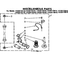 Kenmore 11083172810 miscellaneous parts diagram
