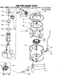 Tub and basket parts