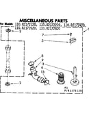 Miscellaneous parts