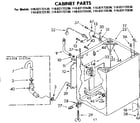 Kenmore 11082172230 cabinet parts diagram