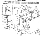 Kenmore 11083172140 cabinet parts diagram