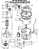 Tub and basket parts