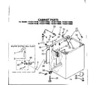 Kenmore 11083174100 cabinet parts diagram