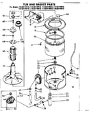 Tub and basket parts