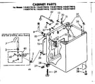 Kenmore 11082174110 cabinet parts diagram