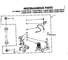 Kenmore 11082174610 miscellaneous parts diagram