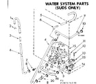 Kenmore 11082174830 water system parts suds only diagram