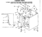 Kenmore 11083174830 cabinet parts diagram