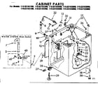 Kenmore 11082183600 cabinet parts diagram