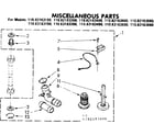 Kenmore 11082183400 miscellaneous parts diagram