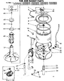 Tub and basket parts