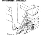 Kenmore 11083183810 water system suds only diagram