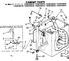 Kenmore 11083183110 cabinet parts diagram