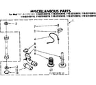 Kenmore 11083183410 miscellaneous parts diagram