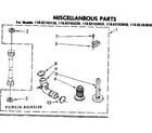 Kenmore 11082183620 miscellaneous parts diagram