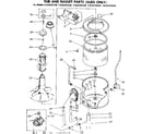 Kenmore 11082183230 tub and basket parts suds only diagram