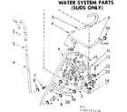 Kenmore 11083183830 water system parts suds only diagram