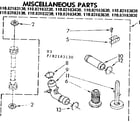 Kenmore 11083183430 miscellaneous parts diagram