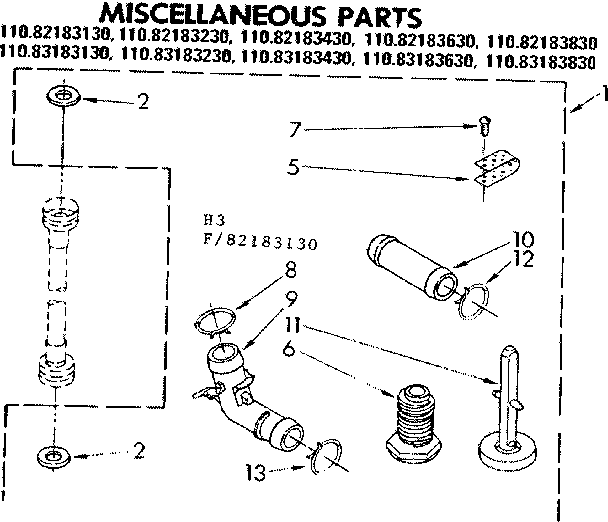 Miscellaneous parts