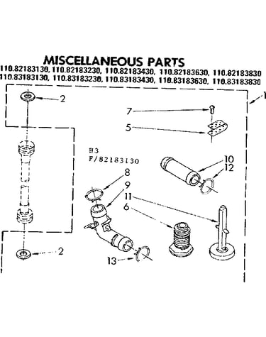 Miscellaneous parts