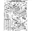 Kenmore 11082194100 top and console parts diagram