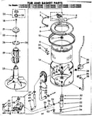 Tub and basket parts
