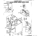 Kenmore 11082194100 cabinet parts diagram