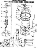 Tub and basket parts