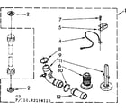 Kenmore 11082194410 miscellaneous parts diagram