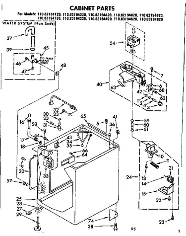 Cabinet parts