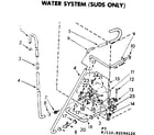 Kenmore 11083194120 water system suds only diagram