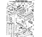 Kenmore 11082194430 top and console parts diagram