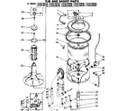 Kenmore 11083194830 tub and basket parts diagram
