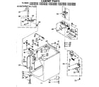 Kenmore 11083194430 cabinet parts diagram