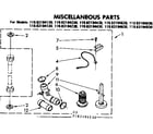 Kenmore 11082194630 miscellaneous parts diagram