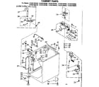 Kenmore 11082194640 cabinet parts diagram