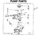 Kenmore 11082194450 pump parts diagram
