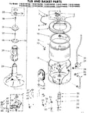 Tub and basket parts