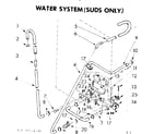 Kenmore 11082194450 water system suds only diagram