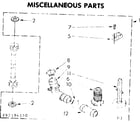 Kenmore 11082194850 miscellaneous parts diagram