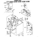 Kenmore 11082194660 cabinet parts diagram