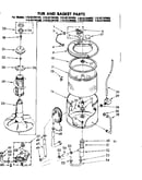 Tub and basket parts