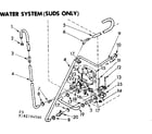 Kenmore 11082194660 water system suds only diagram