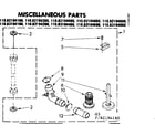 Kenmore 11082194460 miscellaneous parts diagram