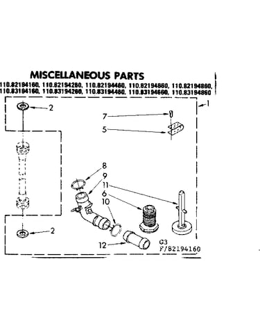 Miscellaneous parts