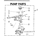 Kenmore 11082194870 pump parts diagram