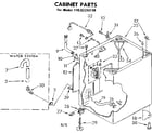 Kenmore 11082210110 cabinet parts diagram