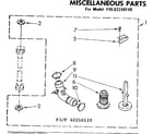 Kenmore 11082210110 miscellaneous parts diagram
