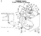 Kenmore 11082230100 cabinet parts diagram