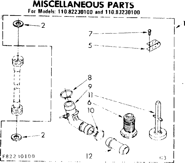 Miscellaneous parts